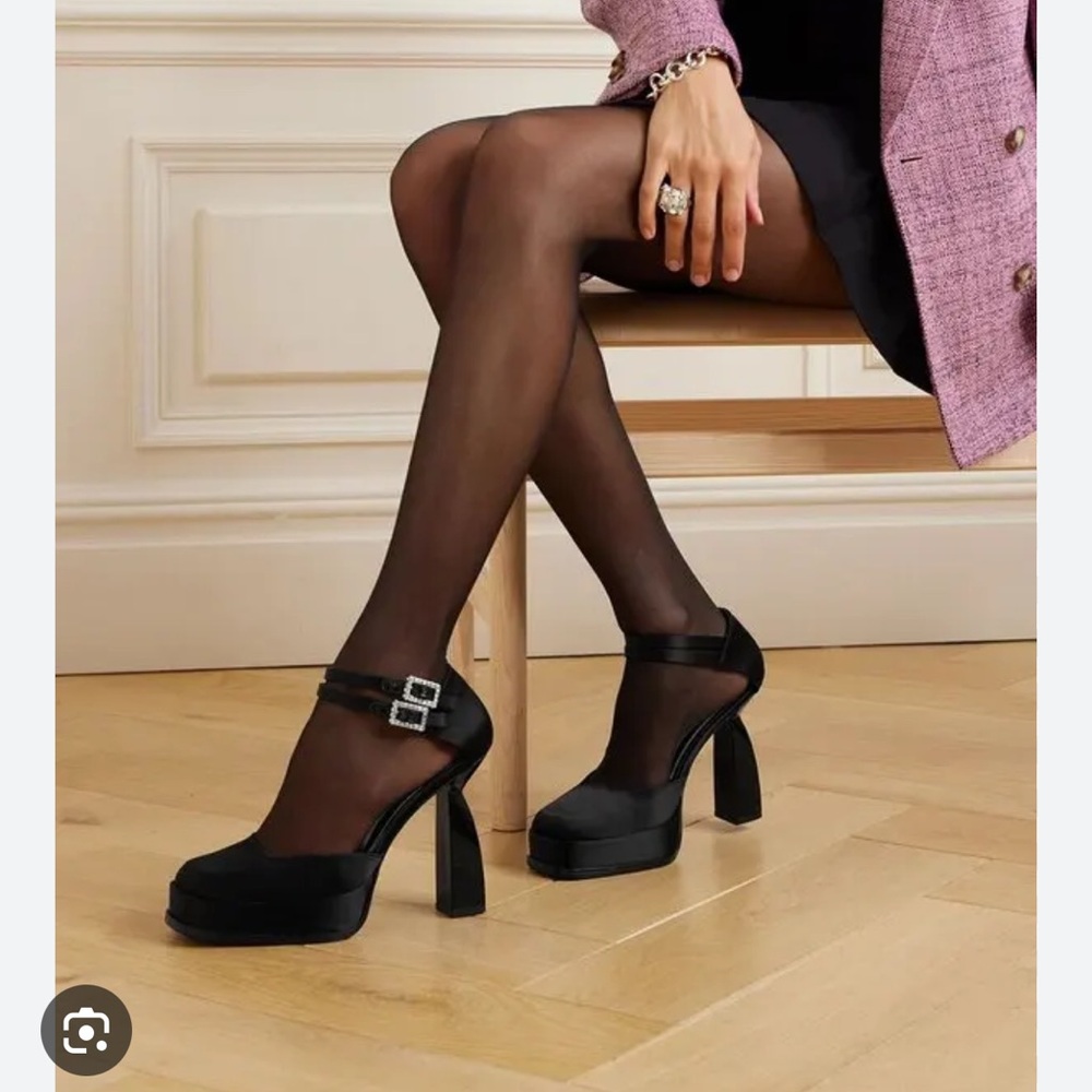 Nodaleto 120mm Angel Y Satin Pumps New